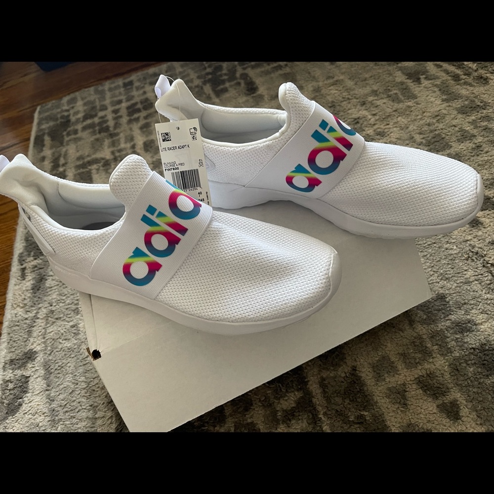 Slip on Adidas tennis shoes